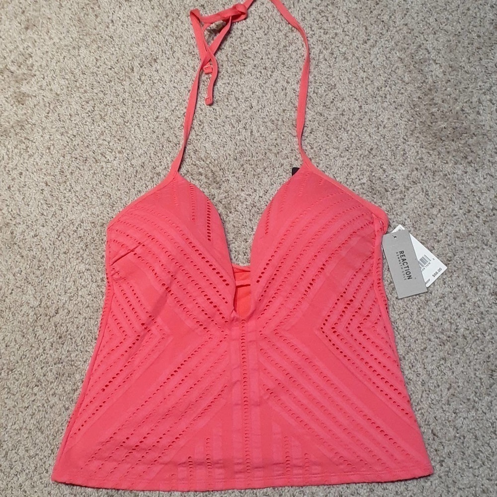 NWT Kenneth Cole Reaction push up halter swim top, $88.00